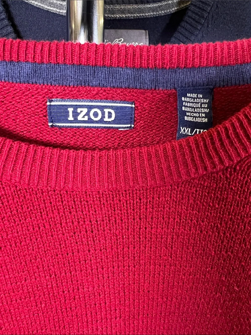 Izod Men’s Red Crewneck Sweater